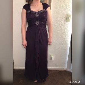 Purple Wedding Guest Dress - Prom Dress
